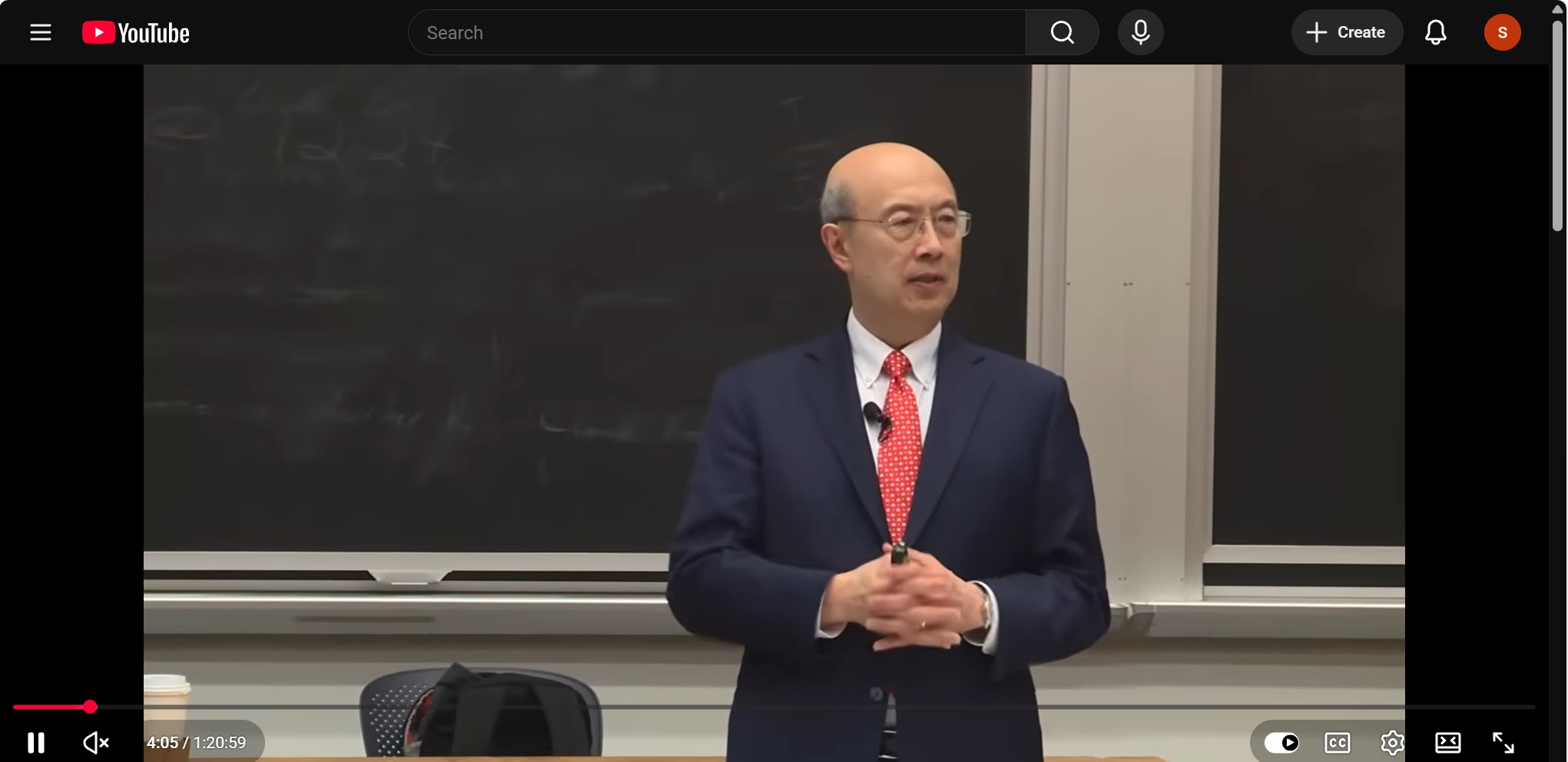 YouTube lesson